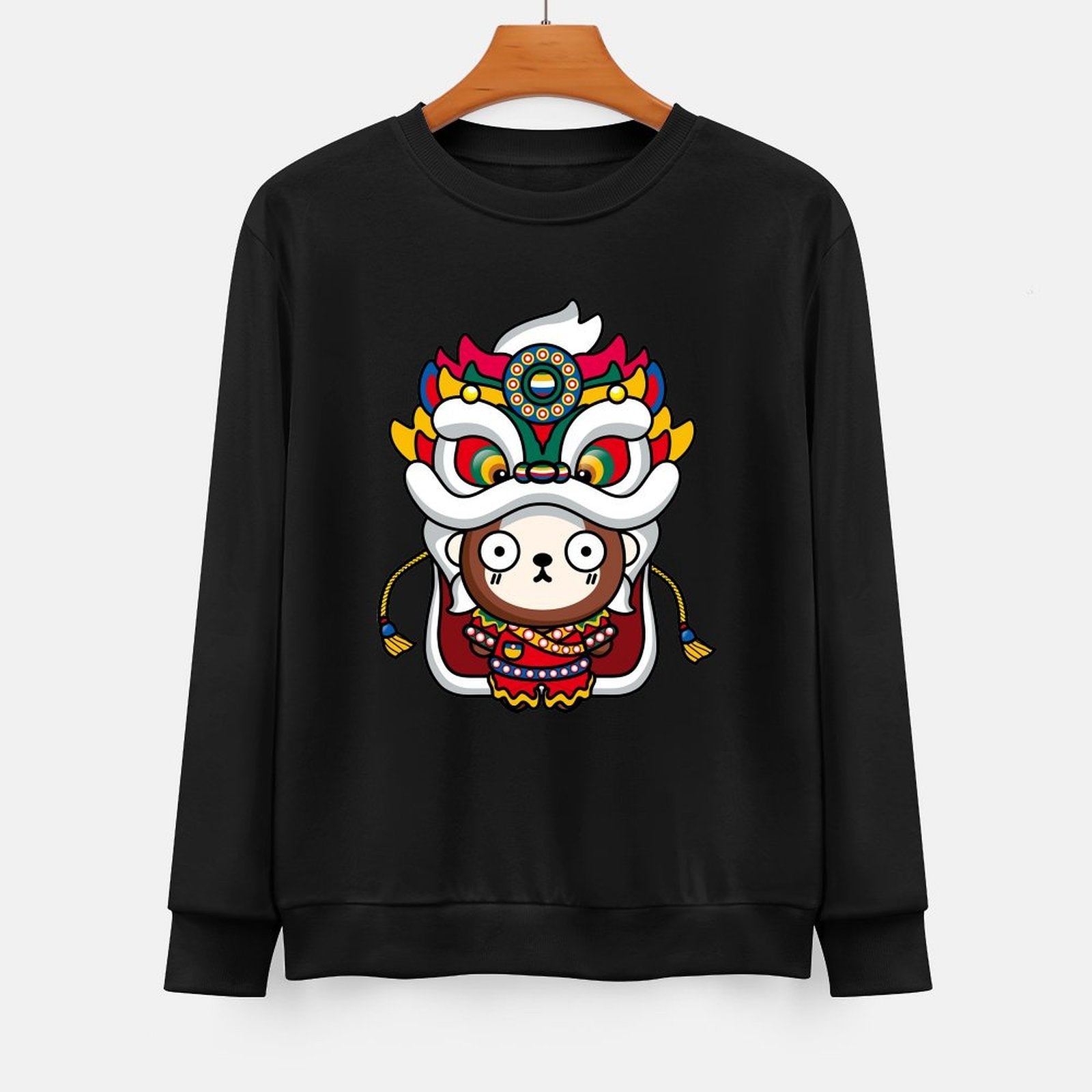 Front Patterned Long Sleeve TopClassic EverydayTee